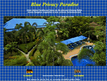 Tablet Screenshot of blueprivacyparadise.com